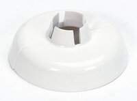 Begetube Afdekplaatje Enkel Wit  15 of 16 mm - 611001115