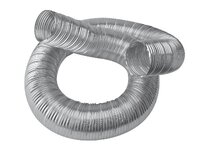 Aluminium Flexibel 125 mm (van 85 cm tot 3 meter uittrekbaar)