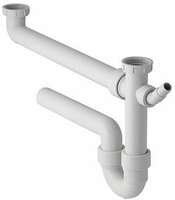 Geberit Buissifon 6/4&quot;  - &oslash;40 -  2 Bakken Zelfde Niveau  152.597.11.1