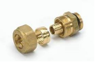 Begetube Klemkoppeling VPE 1/2&quot;M x 16/2.2 mm (Met O-ring)