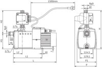 Wilo HiMulti 3C1-25 P pomp 