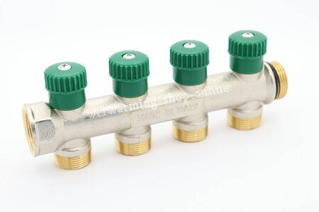 Begetube Collector 3/4&quot; Met 4 Ingebouwde Kraantjes M24 (Wit) - 225071004