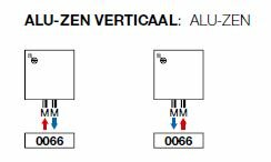 Vasco Alu-Zen Verticale Aluminium Radiator H1800 B450 Wit (1596 Watt) - witte structuurlak S600