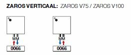 Vasco Zaros V75 H1800 B600 (1991 Watt) - WITTE STRUCTUURLAK S600