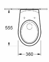 Hang WC Villeroy &amp; Boch VB 7S651001 SAVAL PRO 