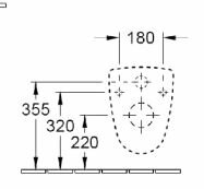 Hang WC Villeroy &amp; Boch VB 7S651001 SAVAL PRO 