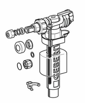 Geberit Servo Vlotterkraan Unifill 240704001 (Universeel)