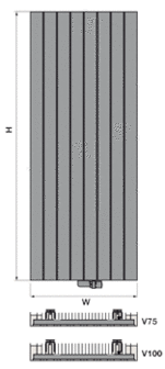 Vasco Zaros V75 H2000 B525 (1915 Watt) - WITTE STRUCTUURLAK S600