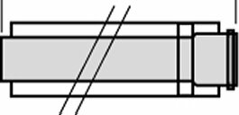 XP Concentrische Verlengstuk 80/125 mm - 2 m 