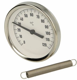 Aanleg Thermometer  0 - 120&deg;C
