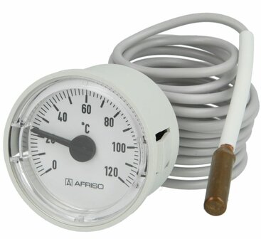 Thermometer Inbouw &oslash; 40 mm met capillair 