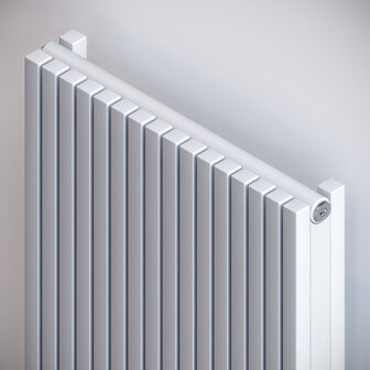 Vasco Verticale design radiator Carre CPVN-PLUS H2000 B415 Wit RAL 9016  (1632Watt)  11210-05
