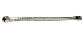 Flexibel Met Inox RVS Omvlechting 4/4&quot;M - 4/4&quot;F - 60 cm