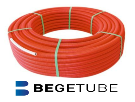 Begetube Alpex DUO Buis 16/2 mm ROOD (Rol 25 m) - 800171050