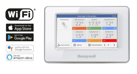 Honeywell Resideo Evohome Basispakket met Wifi en Kleurenscherm ATP921R3100