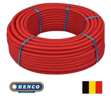 Henco RIXc Buis 16/2 mm (Rol 50 m Rood) 