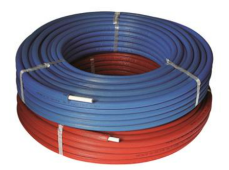 Henco Buis 16/2  RIXc (50 m)  met BLAUWE ISOLATIE mantel 6 mm  50ISO4R16BL