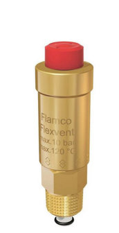 Flamco Flexvent 1/8&quot; - 3/8&quot; M Automatische Vlotterontluchter