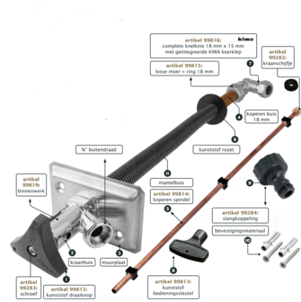Bonfix Luxe Vorstvrije Buitenkraan 71615