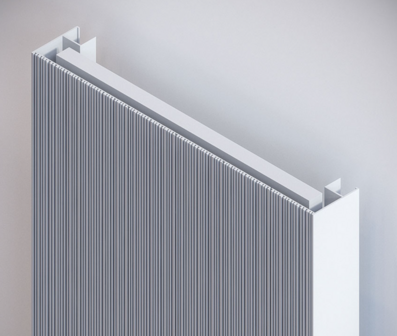 Vasco Bryce V100 Verticale Aluminium Radiator H1800 B525 (1914 Watt) - witte structuurlak S600