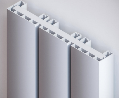 Vasco Beams Verticale Aluminium Radiator H1600 B320 (1127 Watt) - witte structuurlak S600