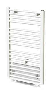 Radson Flores handdoek Radiator H1807 B600 (1964 Watt) met extra elektrische PTC BLOWER van 950 W  RAL 9016
