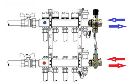 Begetube Drukverschilregelaar CV Met Doorloop 4/4&quot; (Bypass) - 286041130