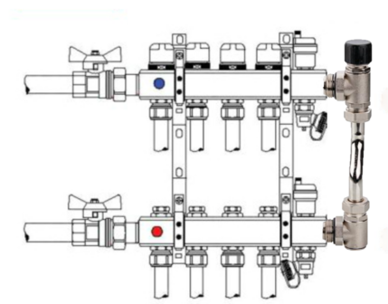 Begetube Drukverschilregelaar CV Vast 4/4&quot; (Bypass) - 286030011