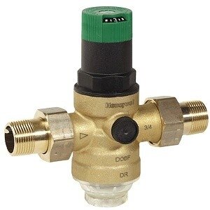 Honeywell Brauckmann D06F 3/4&quot;  Drukregelaar (Sanitair) met manometer 