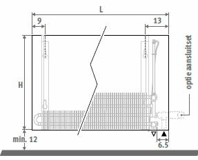 Jaga Strada Twin radiator 65 x 120 x 21 (3636 W)