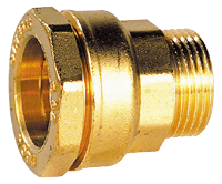 DECA Klemkoppeling 5/4&quot;M x 40 mm Voor HDPE-Buis