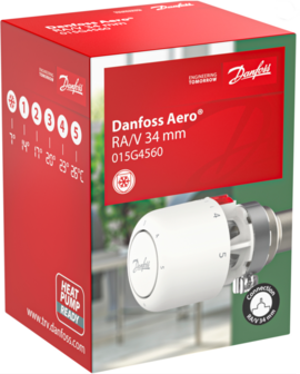 Danfoss Vervang Thermostaatkop AERO  RA/V  2960- 34 mm groot