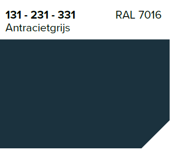 Jaga Strada Hybrid 50 x 280 x 16 ( 12406 W bij 75/65/20&deg;C)  ANTRACIET GRIJS  7016