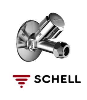 Schell Rechte stopkraan 1/2&quot; M x 10 mm (Lavabo,WC) 059010699