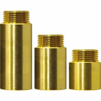 Verlengstuk 4/4&quot;MF x 50 mm messing