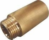 Verlengstuk 4/4&quot;MF x 50 mm messing