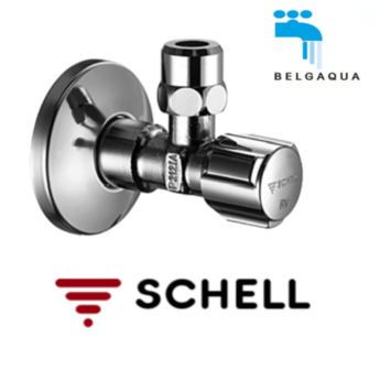 Schell Hoekstopkraan Comfort 1/2&quot; x 10 mm + Rozet / Belgaqua gekeurd  052760699