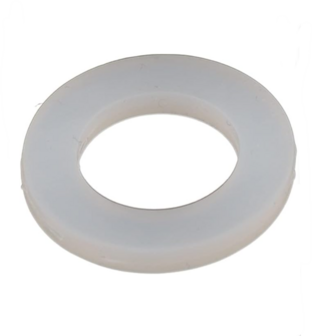 Rubber Dichting 1/2&quot; - 3 mm  wit