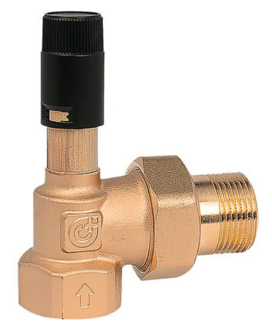 Caleffi Drukverschilregelaar 3/4&quot;MF (Bypass) - nieuw model  518500