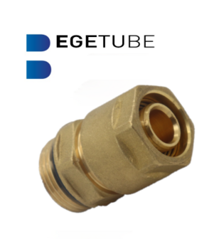 Begetube 3/4&quot;M x 20/2 mm Klemkoppeling (Met O-ring) - 304.010.735