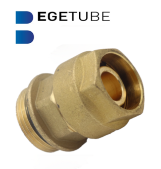 Begetube 3/4&quot;M x 26/3 mm Klemkoppeling (Met O-ring) - 307010756