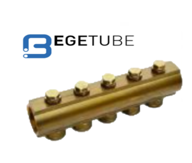 Begetube Collector 1&quot; met 2 afsluitbare uitgangen M24   200.102.002