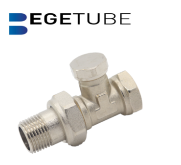 Begetube Rechte Retour radiator Koppeling 1/2&quot; V - 140040026