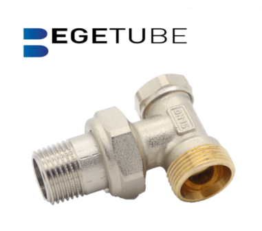 Begetube Haakse Retour radiator Koppeling 1/2&quot;M x M24 - 150040052