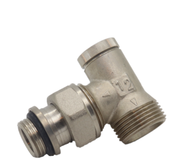 Herz Haakse Retour Koppeling 1/2&quot; met O-ring - Euroconus