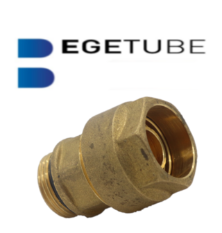 Begetube 3/4&quot;M x 25/3.5 mm VPE Klemkoppeling  307010753