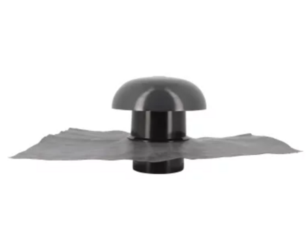 PVC Verluchtingskap Nicoll met Loodslab 110 mm met muggengaas