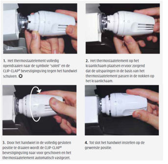 Giacomini Thermostaat voeler Clip - R470