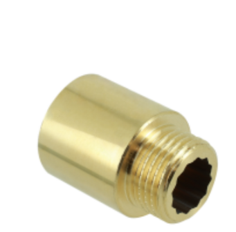 Verlengstuk 1/2&quot; MF x 40 mm Messing