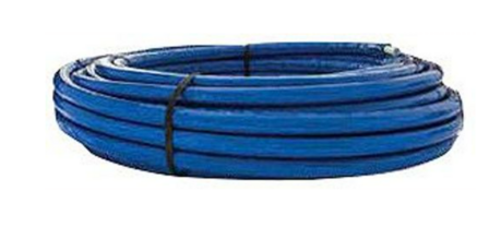 APE meerlagenbuis AluPEx  16/2 mm met blauwe isolatiemantel 6 mm (Rol 50 m)